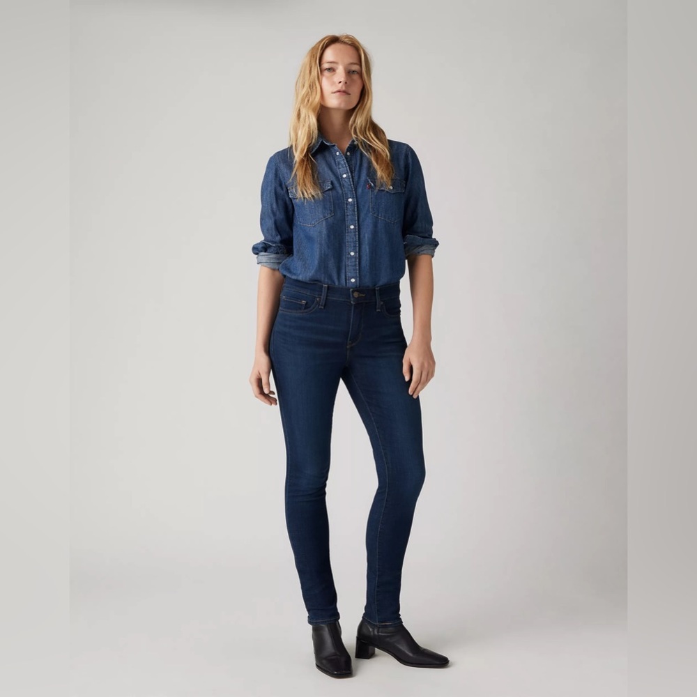 311 SHAPING SKINNY WOMEN'S JEANS, Size 29x30, Cobalt Haze Dark Wash